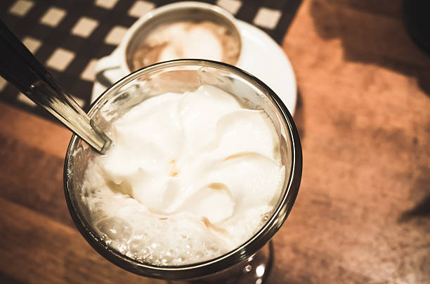 istock Cup of coffee with whipped cream 602303948