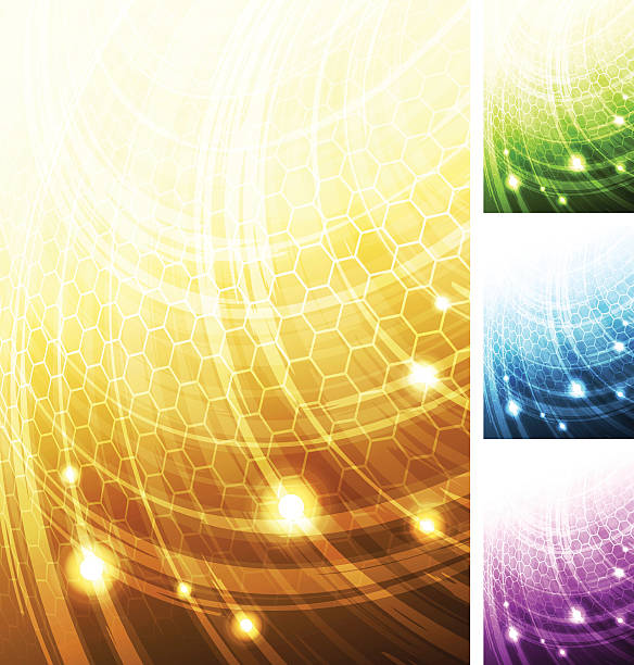 Abstract multi-coloured background vector art illustration