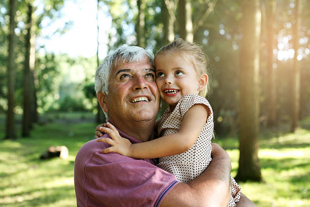 istock Grandfather and granddaughter together. 602312886