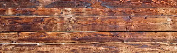 Photo of Old wooden planks background header