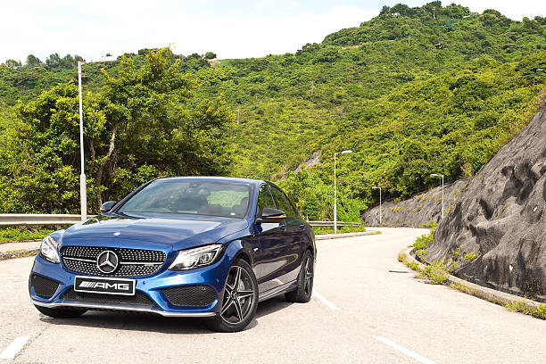 Mercedes-Benz C 43 2016 Test Drive Day Hong Kong, China July 18, 2016 : Mercedes-Benz C 43 2016 Test Drive Day on July 18 2016 in Hong Kong. mercedes benz photos stock pictures, royalty-free photos & images