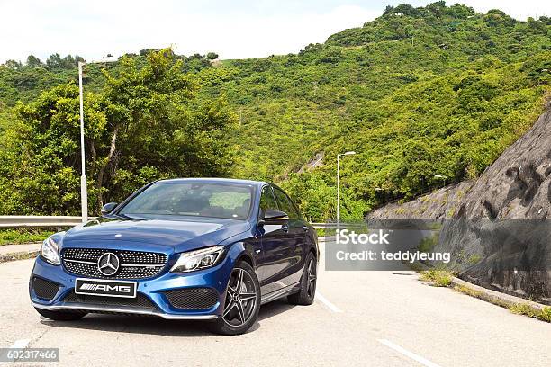 Mercedesbenz C 43 2016 Test Drive Day Stock Photo - Download Image Now - Mercedes-Benz, Car, Horizontal