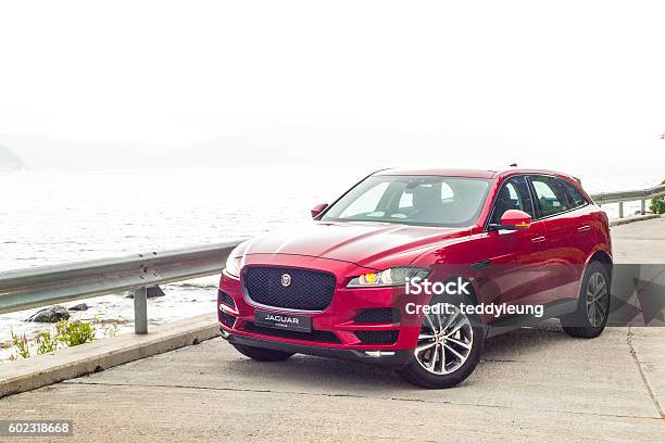 Jaguar Fpace 2016 Test Drive Day Stock Photo - Download Image Now - Jaguar F-Pace, Car, Hatchback