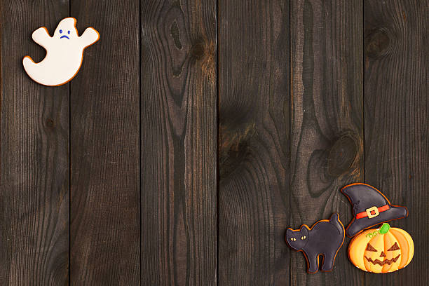 istock Halloween homemade gingerbread cookies 602320348