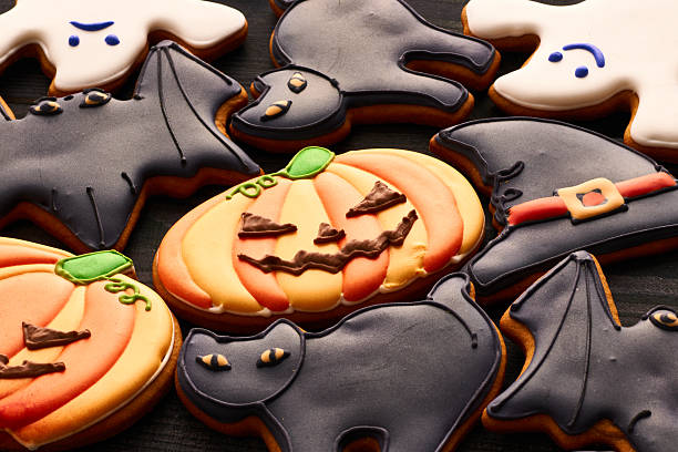 istock Halloween homemade gingerbread cookies 602320670