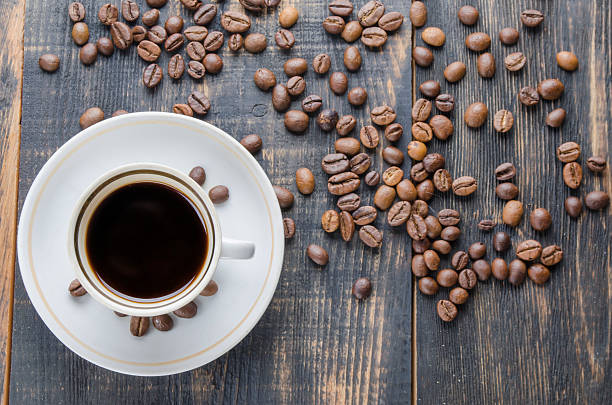 istock cup of scalded coffee on a table 602325068