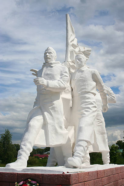 Monument to Soviet soldiers in the second world war.