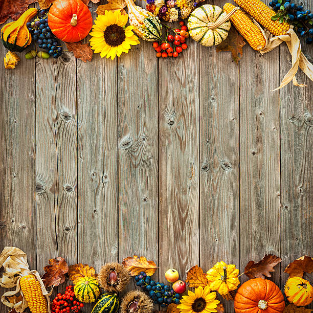 istock Colorful background for Halloween and Thanksgiving 602334232