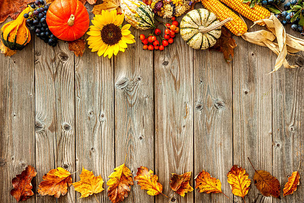 istock Colorful background for Halloween and Thanksgiving 602334862