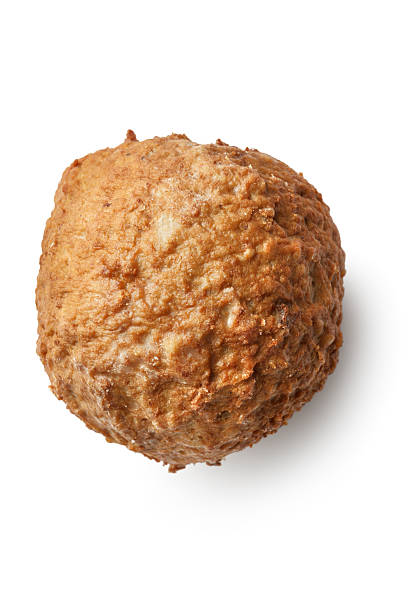 Meat: Meatball Isolated on White Background
