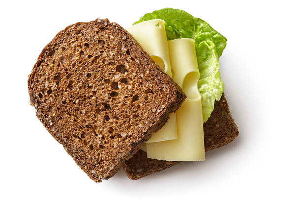 istock Sandwiches: Cheese Sandwich Isolated on White Background 603151610