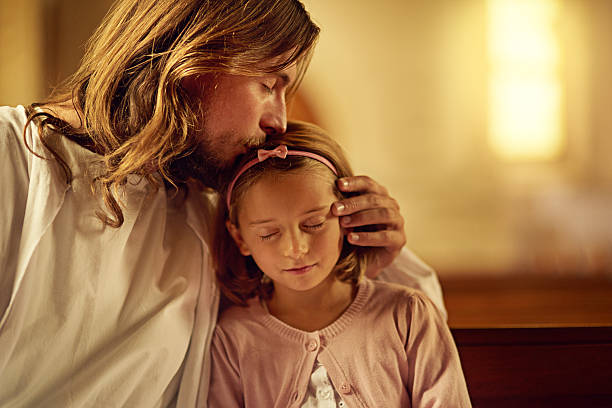 bienaventurados los puros de corazón - christ child fotografías e imágenes de stock