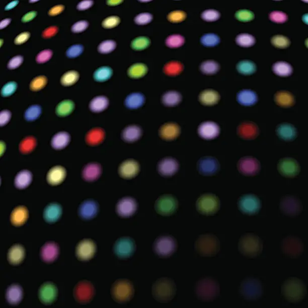 Vector illustration of Disco lights background