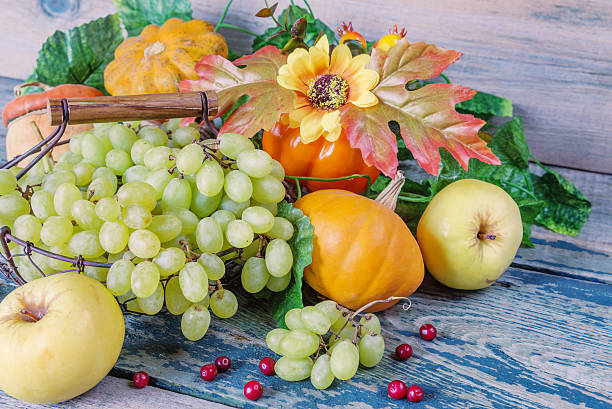 istock Rich harvest of various fruits and vegetables 603155240