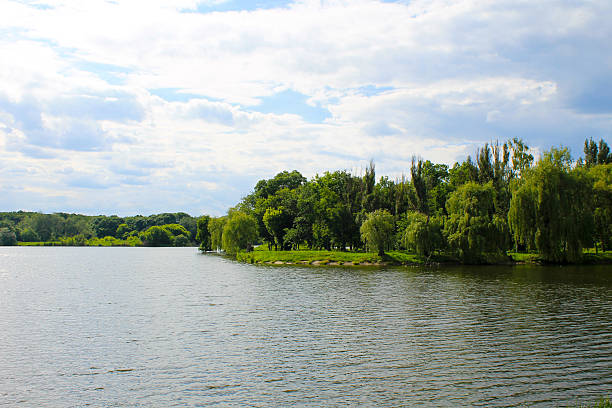 istock Beautiful lake on summer 603155418