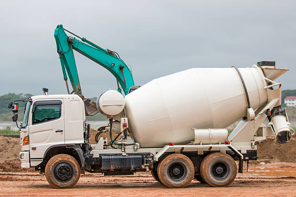istock Concrete Mixer Truck 603156422