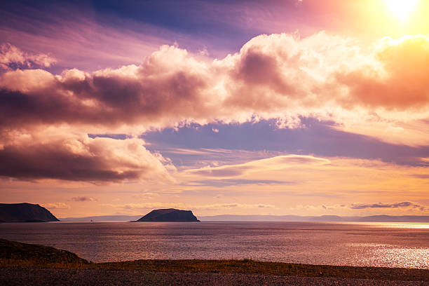 istock Fjord at sunset. North Cape. Nordkapp, Norway 603162046