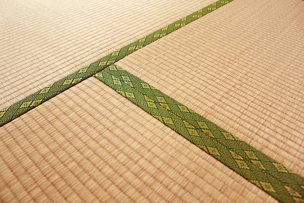 istock Japanese traditional Tatami mat texture 603162242