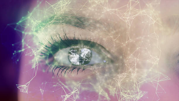 Eye in Space, Eyes Soul Eye in Space made In Computer Graphics. Spirituality human eye nebula star space stock pictures, royalty-free photos & images