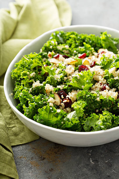 istock Fresh healthy salad with kale and quinoa 603163238