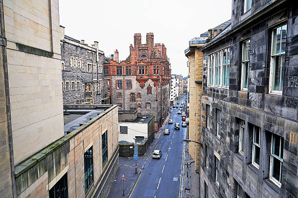 istock Edinburgh, View of the city, several monuments and the Castle, 603163912