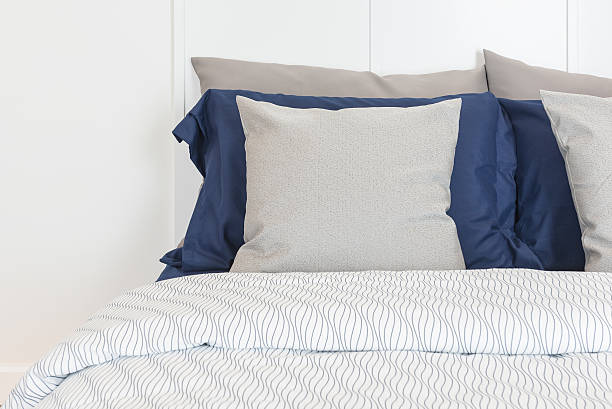 istock modern bedroom design with blue color set 603164824