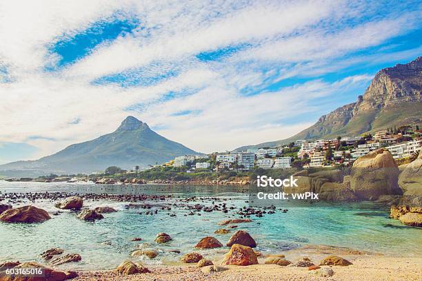 Bellissima Spiaggia A Città Del Capo - Fotografie stock e altre immagini di Città del Capo - Città del Capo, Repubblica Sudafricana, Africa