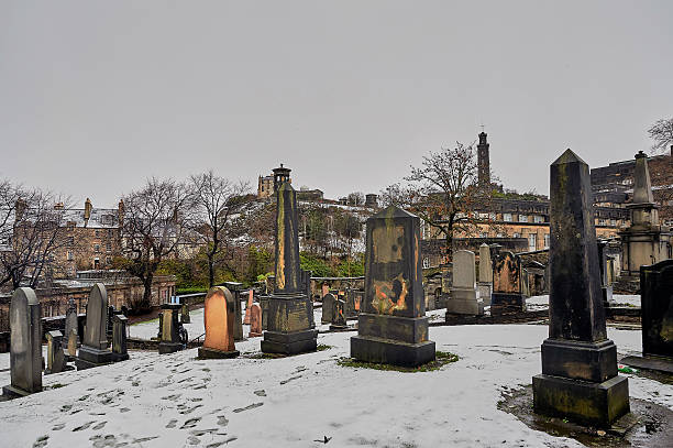 istock Edinburgh, View of the city, several monuments and the Castle, 603167186