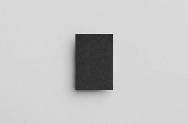 istock Black Business Card Mock-Up (85x55mm) 603172990