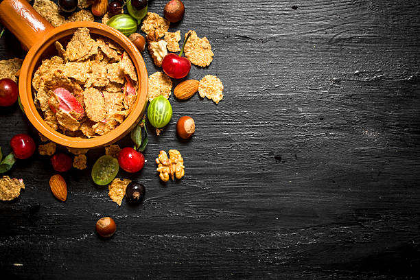 istock Healthy food. Muesli with forest berries. 603174954