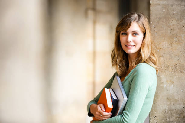 istock Woman College University Student on Campus 603176752