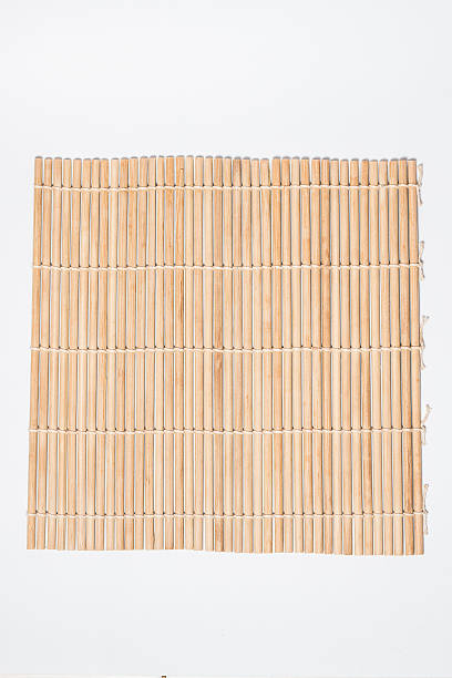 istock sushi bamboo mat on white background 603177506