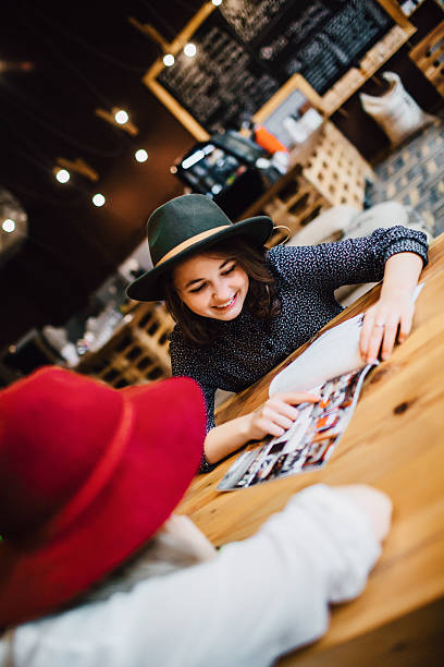 istock Girls in the  coffee shop 603177986