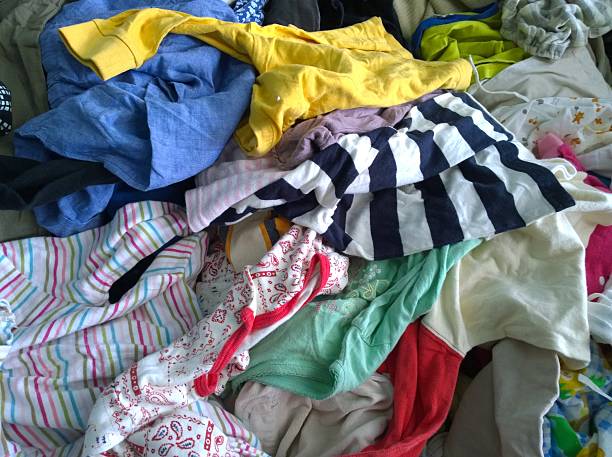 istock The Secondhand clothes in the market 603178270