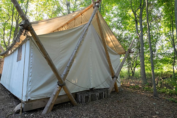 istock Camping Tent in the Woods 603179940