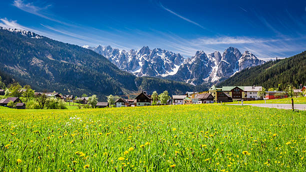 istock Beautiful village Gosau in Austrian Alps 603186072