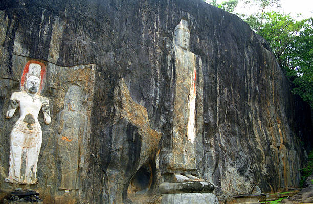 istock Buddhist statues, Buduruvagala, Sri Lanka 603188008
