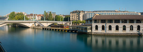istock Geneva city center morning panoramic 603188428