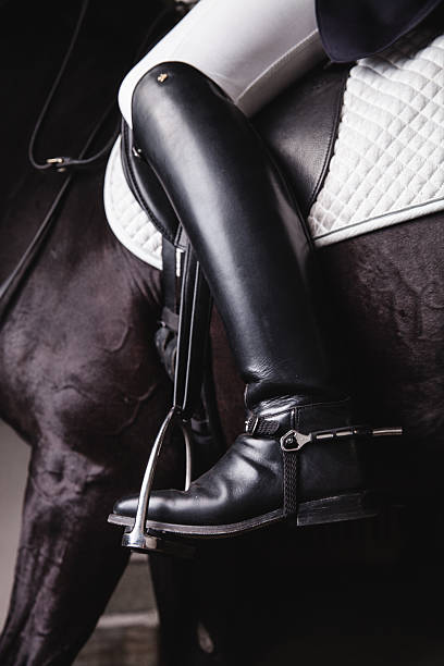 istock Jockey saddle up horse for the ride 603193926