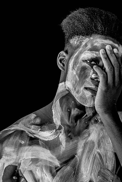 istock Young Black African man in middle of dance routine 603196238