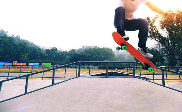 istock young skateboarder skateboarding at skatepark 603250562