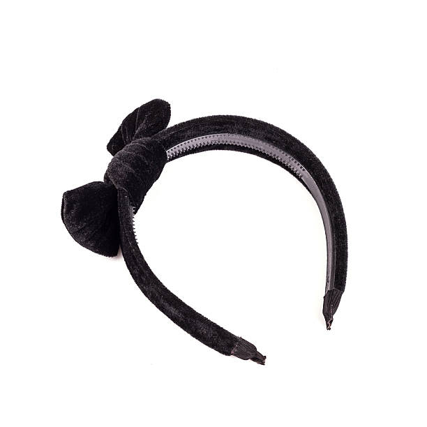 istock Black headband isolated on white background 603251258