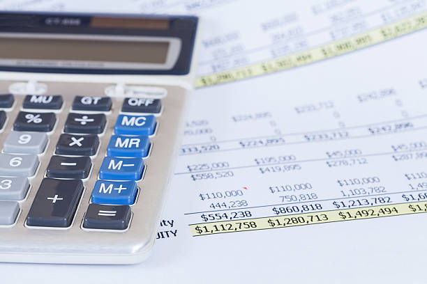 istock calculator on book bank 603251594