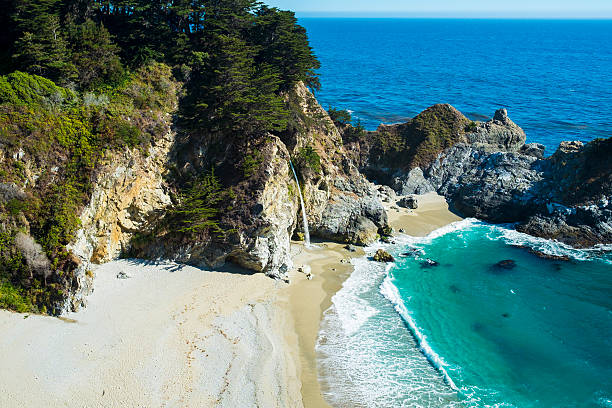 istock Where mountain water meet the ocean 603254596