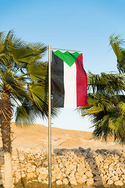 istock National flag of Sudan on flagpole 603257144
