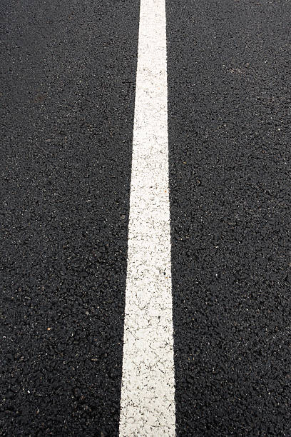 istock Straight line on asphalt traffic road. 603262776