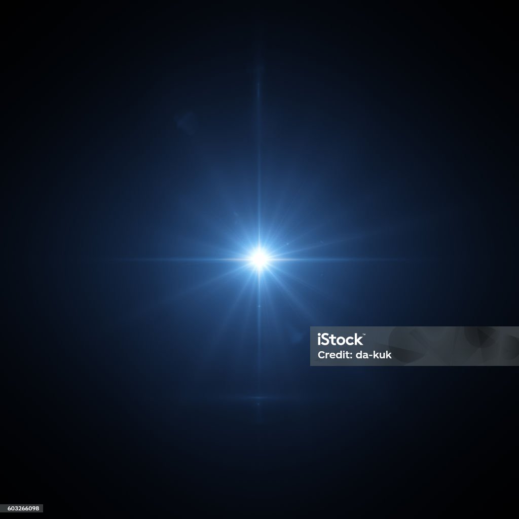 Lens flare on black Lens flare on black background. Design Element. Stock photo. Lens Flare Stock Photo