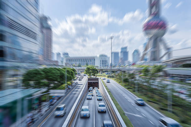 istock Traffic On Road In Shanghai 603267284