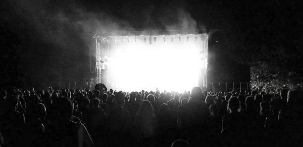 istock On rock concert. Light show 603269956