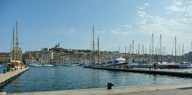 istock Basilica Notre Dame de la Garde and old port Marseille 603274030